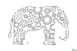 elephant Coloring Pages To Print